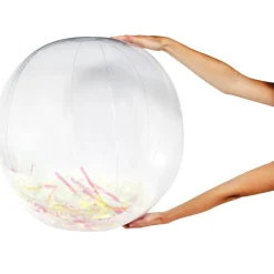 La Chaise Longue Piscine & Plage-BALLON CONFETTIS IRIDESCENT