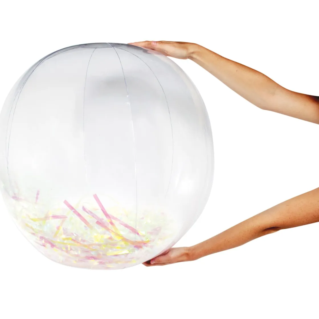 La Chaise Longue Piscine & Plage-BALLON CONFETTIS IRIDESCENT
