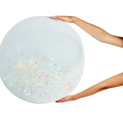 La Chaise Longue Piscine & Plage-BALLON CONFETTIS IRIDESCENT
