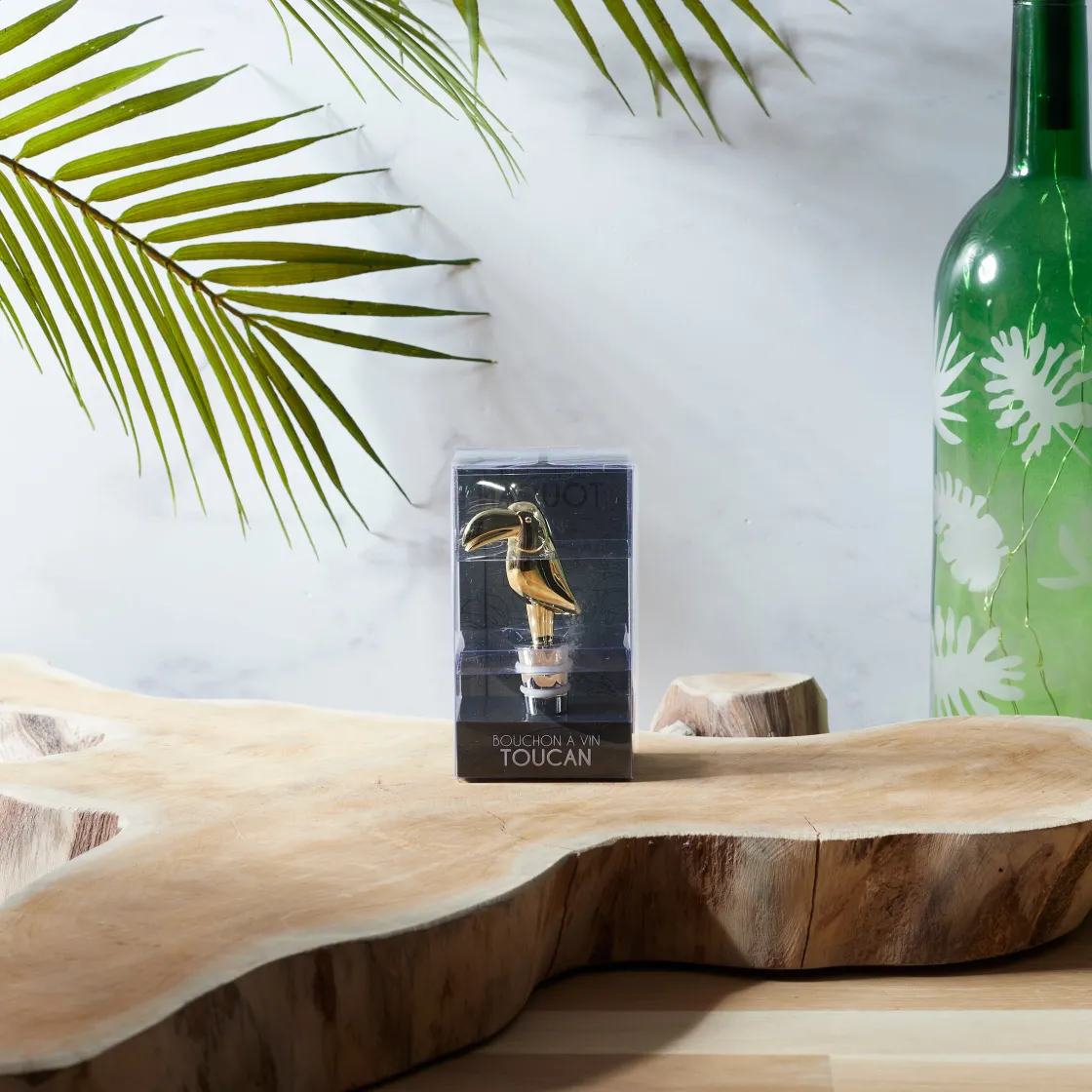 La Chaise Longue Vin & Champagne-BOUCHON VIN METAL TOUCAN