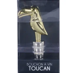 La Chaise Longue Vin & Champagne-BOUCHON VIN METAL TOUCAN