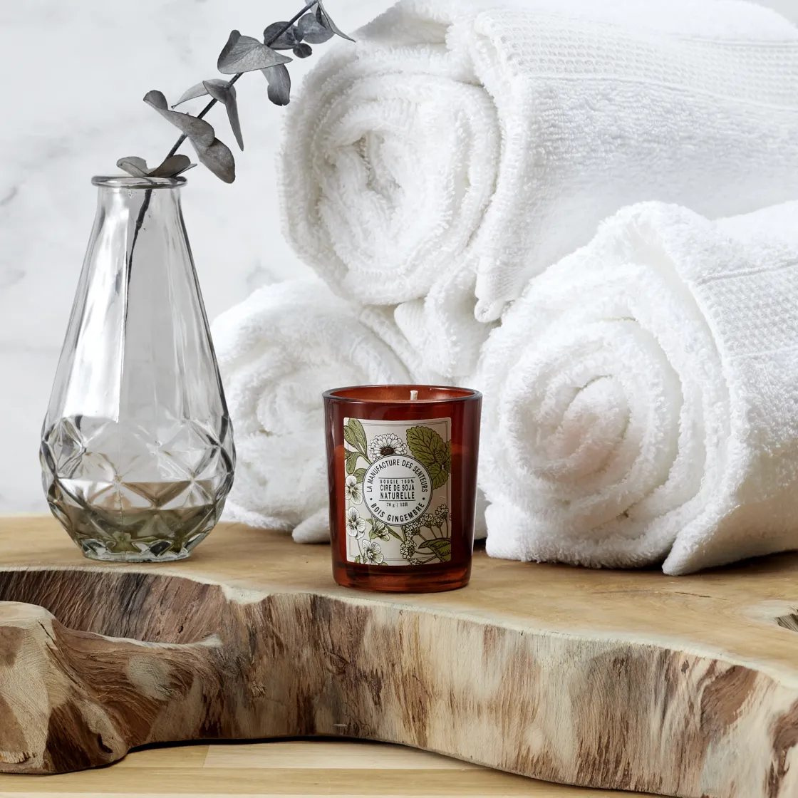 La Chaise Longue Senteurs-BOUGIE CIRE DE SOJA PM GINGEMBRE