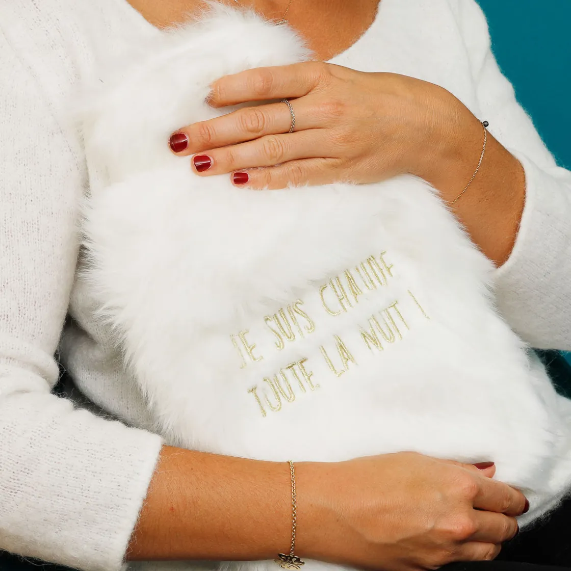 La Chaise Longue Cocoon-BOUILLOTTE JE SUIS CHAUDE