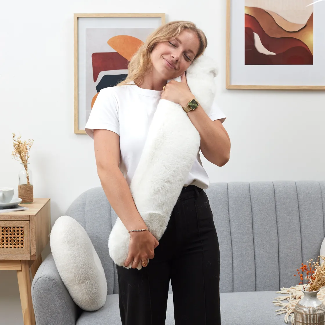 La Chaise Longue Cocoon-BOUILLOTTE LONGUE FAUSSE FOURRURE