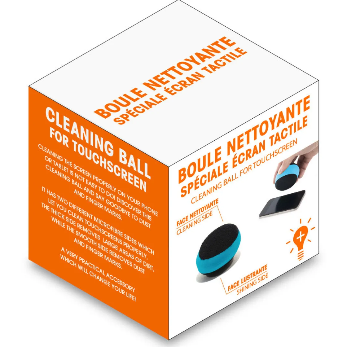 La Chaise Longue Accessoires|Accessoires Smartphone-BOULE NETTOYANTE ECRAN