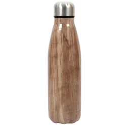 La Chaise Longue Thé & Café-BOUTEILLE ISOTHERME EFFET BOIS