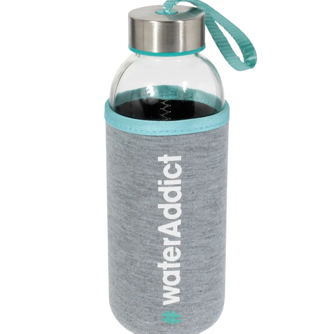 La Chaise Longue Boissons & Cocktails-BOUTEILLE WATER ADDICT BLEU