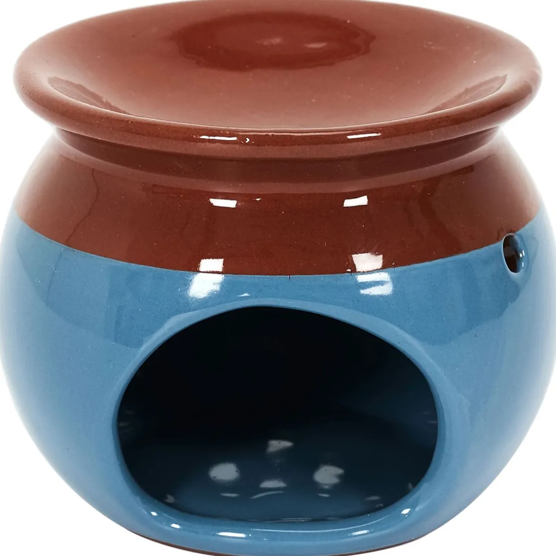 La Chaise Longue Senteurs-BRULEUR BICOLORE BLEU