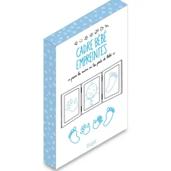 La Chaise Longue Cadeaux De Naissance-CADRE BEBE EMPREINTES