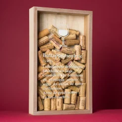 La Chaise Longue Vin & Champagne-CADRE BOUCHON ADDICT