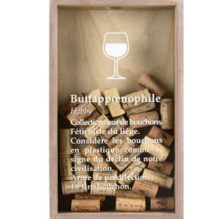 La Chaise Longue Vin & Champagne-CADRE BOUCHON ADDICT