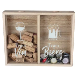 La Chaise Longue Vin & Champagne-CADRE BOUCHON ADDICT BIERE ET VIN
