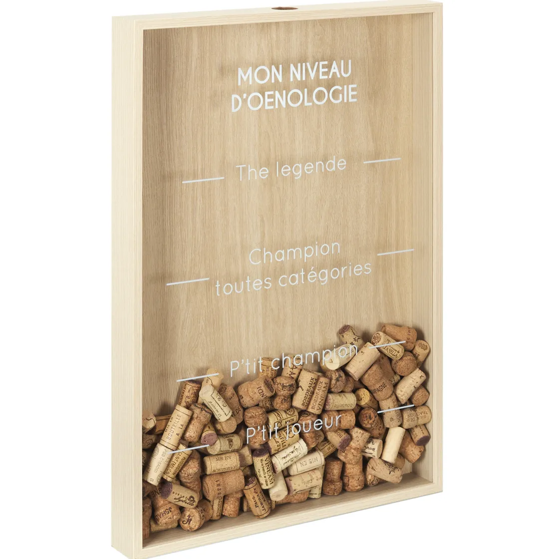 La Chaise Longue Vin & Champagne-CADRE COLLECTIONNEUR DE BOUCHONS XXL