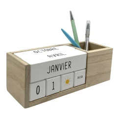 La Chaise Longue Loisirs & Entretien-CALENDRIER PERPETUEL POT A CRAYONS
