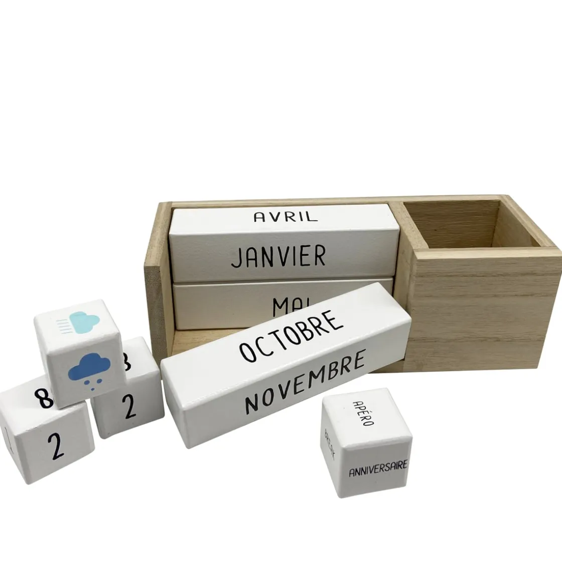 La Chaise Longue Loisirs & Entretien-CALENDRIER PERPETUEL POT A CRAYONS