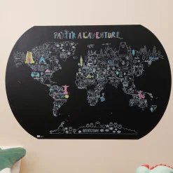 La Chaise Longue Loisirs & Entretien-CARTE A COLORIER A LA CRAIE