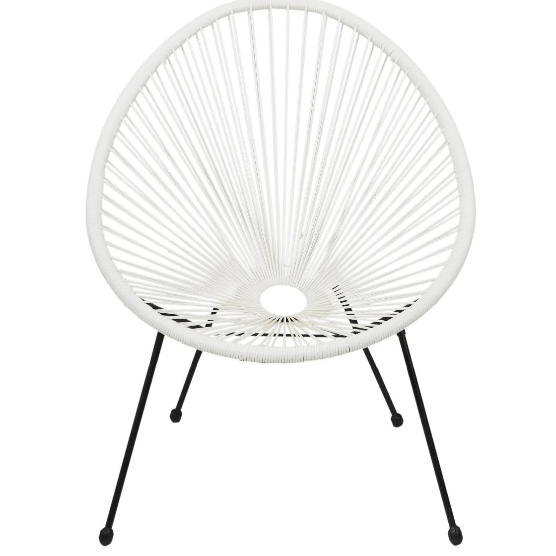 La Chaise Longue Mobilier-CHAISE ACAPULCO BLANC