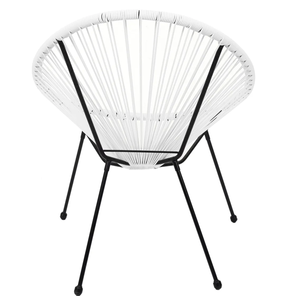 La Chaise Longue Mobilier-CHAISE ACAPULCO BLANC