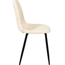 La Chaise Longue Mobilier-CHAISE MORA PIEDS METAL NOIR - Lot de 4