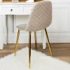 La Chaise Longue Mobilier-CHAISE PIEDS DORE - Lot de 4