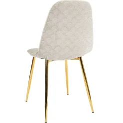 La Chaise Longue Mobilier-CHAISE PIEDS DORE - Lot de 4