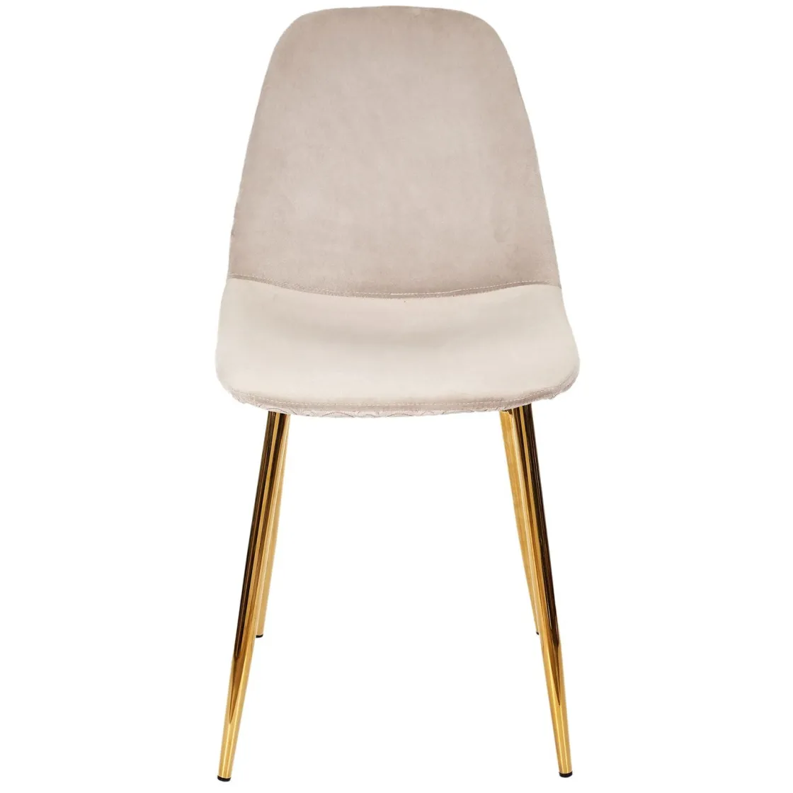 La Chaise Longue Mobilier-CHAISE PIEDS DORE - Lot de 4