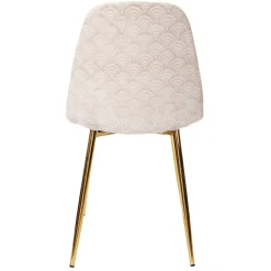 La Chaise Longue Mobilier-CHAISE PIEDS DORE - Lot de 4