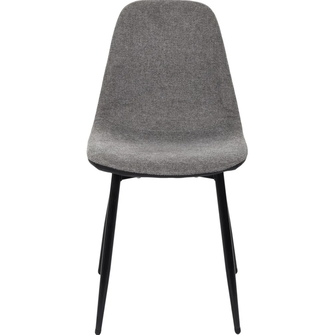 La Chaise Longue Mobilier-CHAISES MEMPHIS GRIS ET NOIR - Lot de 4