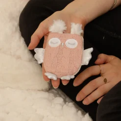 La Chaise Longue Cocoon-CHAUFFERETTE CHOUETTE ROSE