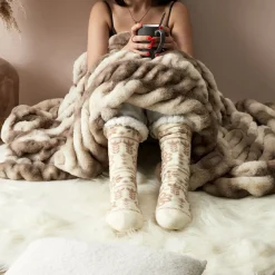 La Chaise Longue Cocoon-CHAUSSETTES JACQUARD HYGGE