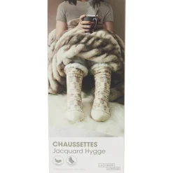 La Chaise Longue Cocoon-CHAUSSETTES JACQUARD HYGGE