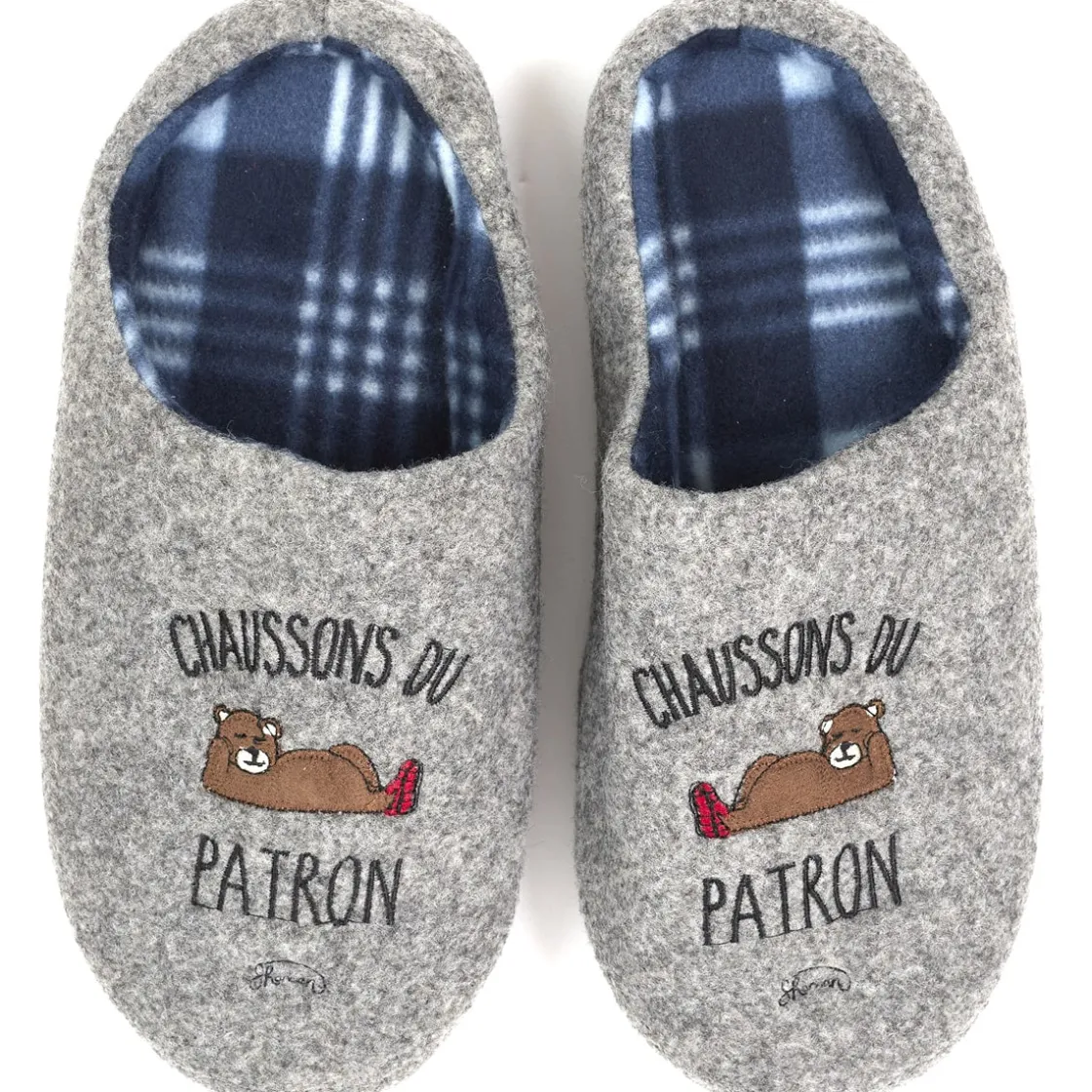 La Chaise Longue Cocoon-CHAUSSONS DU PATRON TAILLE 42/43