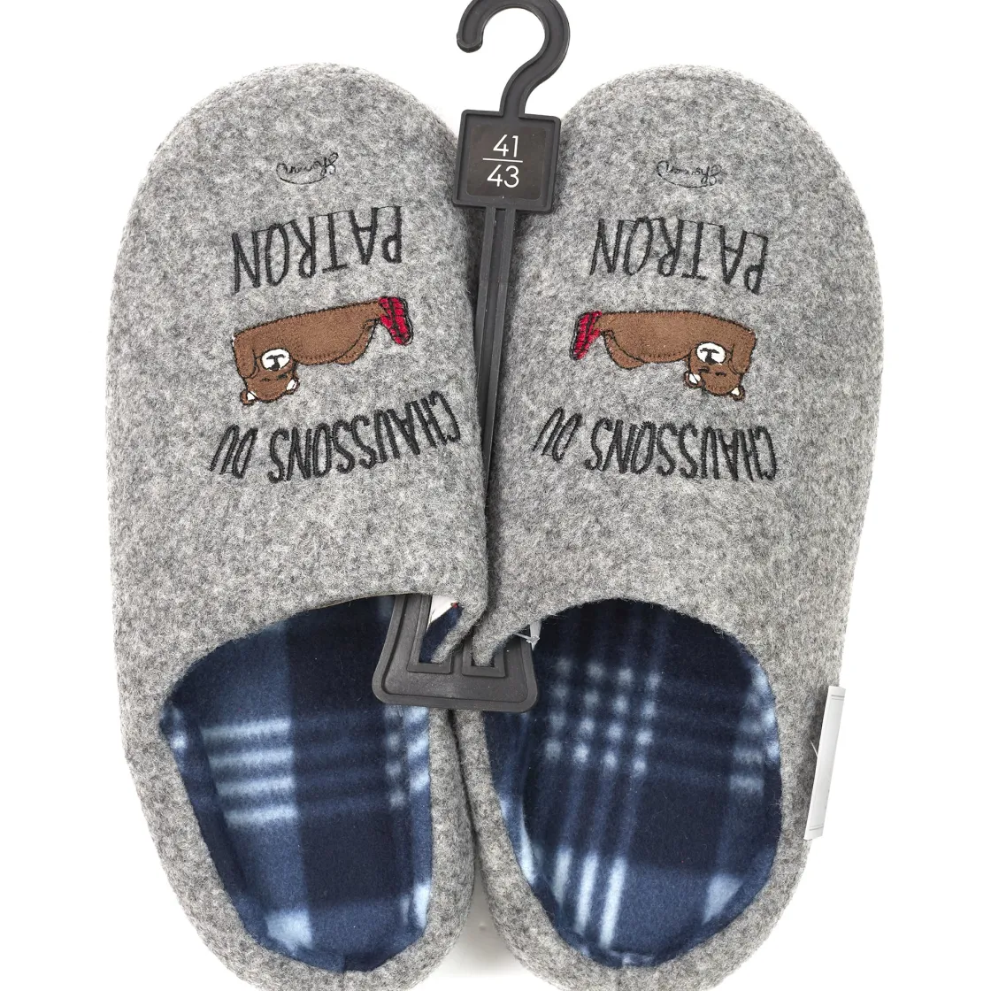 La Chaise Longue Cocoon-CHAUSSONS DU PATRON TAILLE 42/43