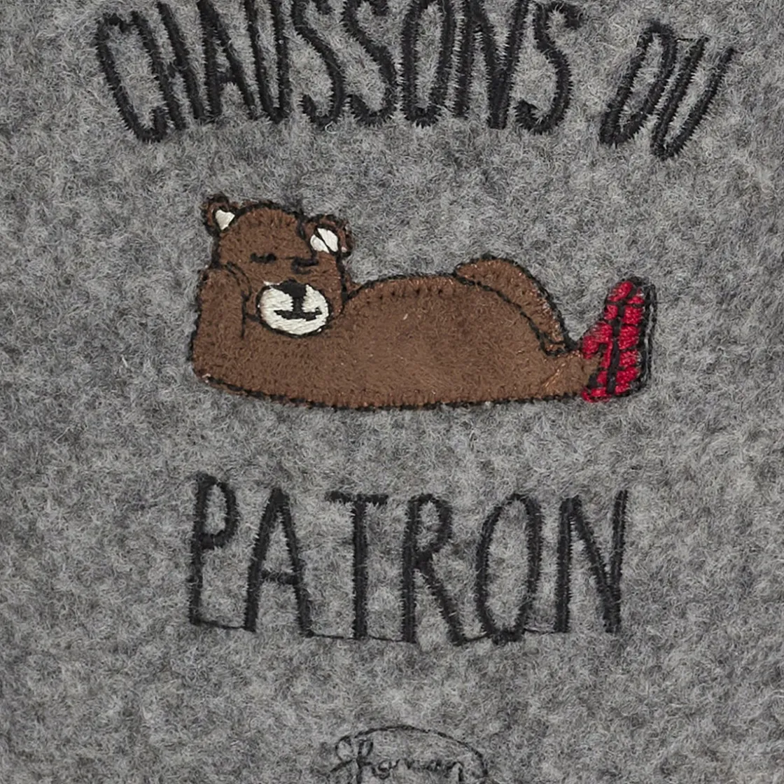 La Chaise Longue Cocoon-CHAUSSONS DU PATRON TAILLE 42/43