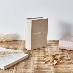 La Chaise Longue Déco-COFFRET A BIJOUX LIVRE IVOIRE