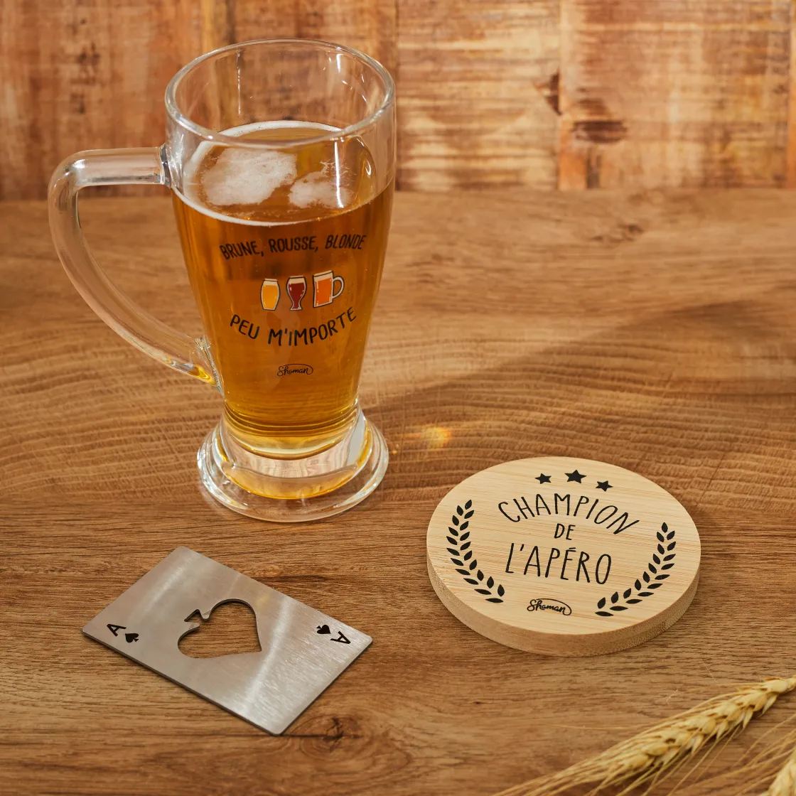 La Chaise Longue Pique-nique & Barbecue|Boissons & Cocktails-COFFRET BIERE POUR LE CHAMPION DE L APERO