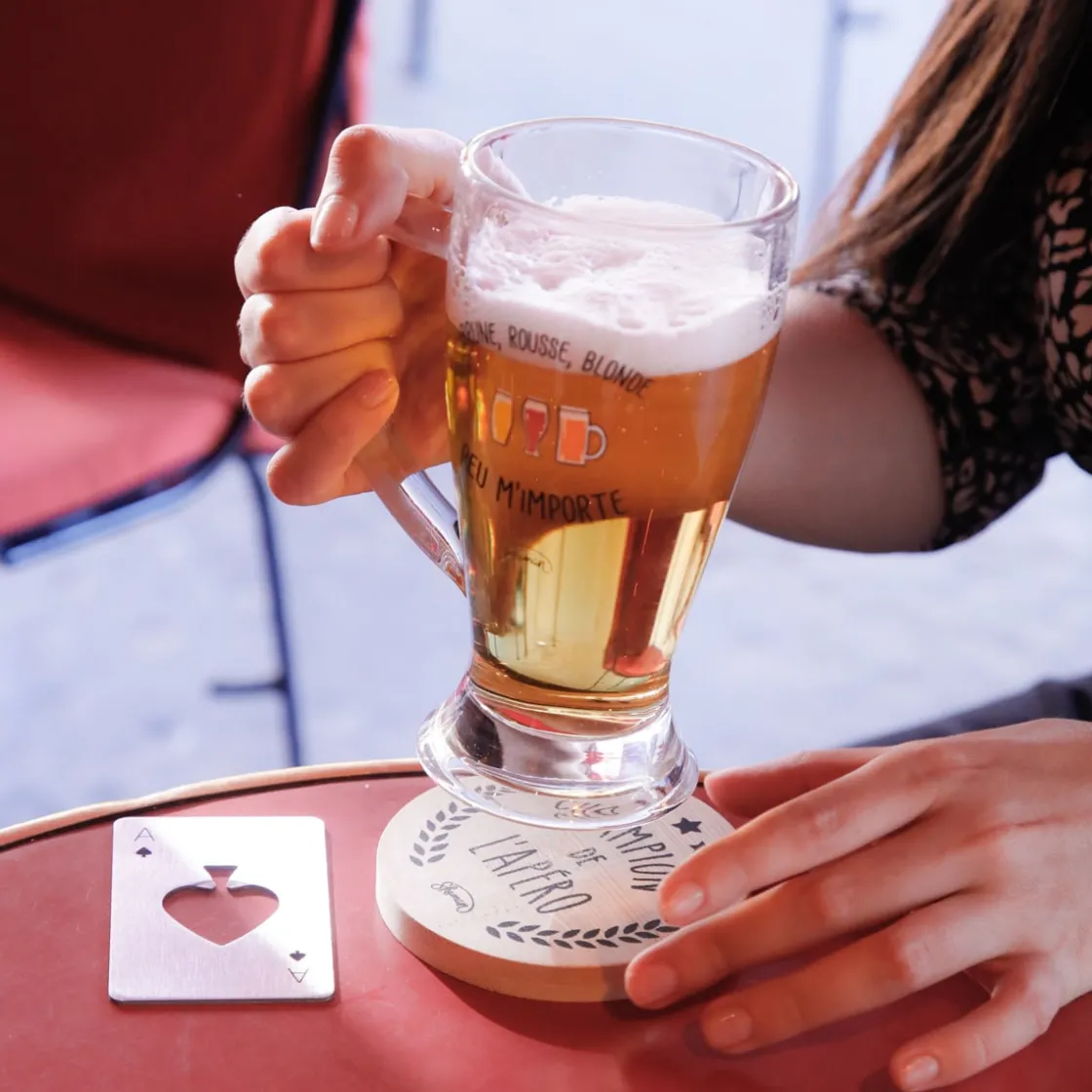 La Chaise Longue Pique-nique & Barbecue|Boissons & Cocktails-COFFRET BIERE POUR LE CHAMPION DE L APERO