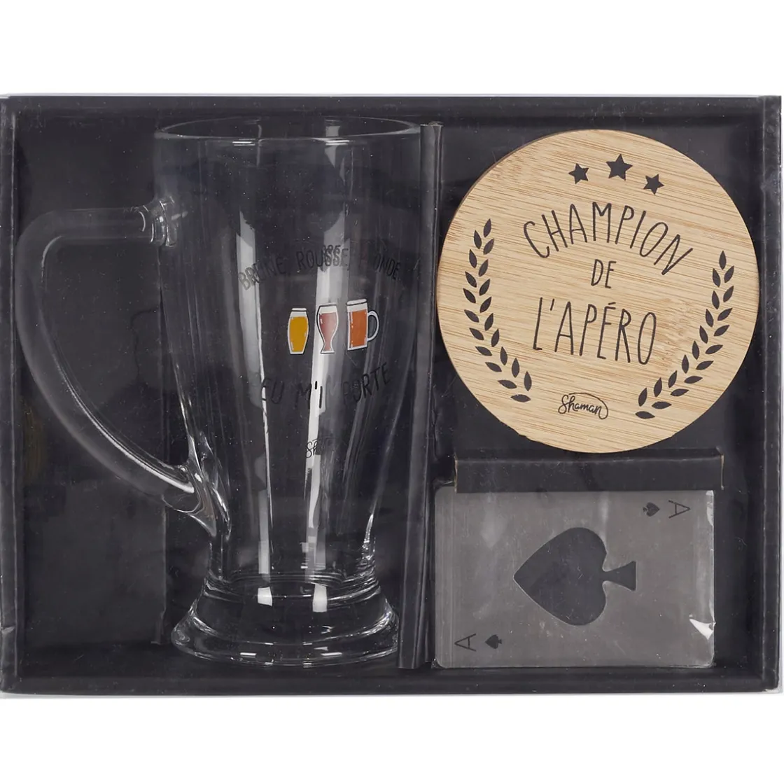 La Chaise Longue Pique-nique & Barbecue|Boissons & Cocktails-COFFRET BIERE POUR LE CHAMPION DE L APERO