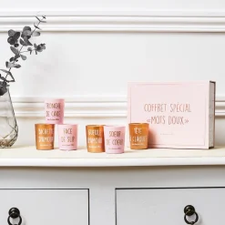 La Chaise Longue Senteurs-COFFRET BOUGIE MOTS DOUX