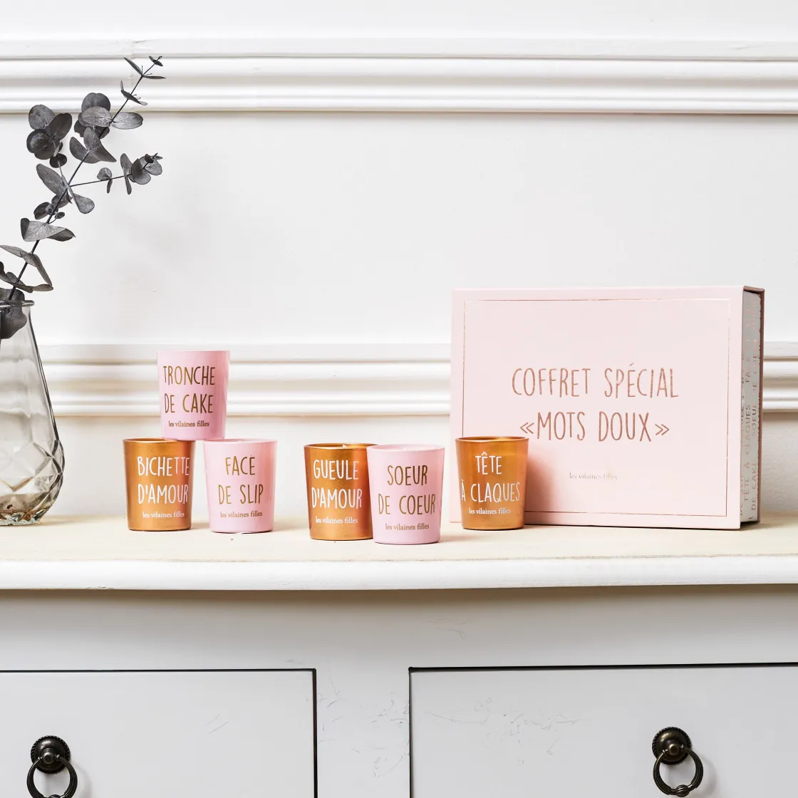 La Chaise Longue Senteurs-COFFRET BOUGIE MOTS DOUX