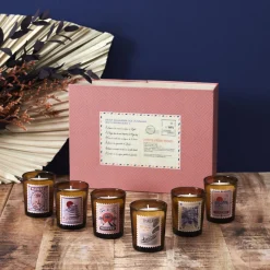 La Chaise Longue Senteurs-COFFRET DE 6 BOUGIES SENTEURS DU MONDE