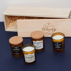 La Chaise Longue Senteurs-COFFRET DE 4 BOUGIES WHISKY