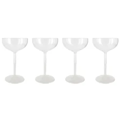 La Chaise Longue Vin & Champagne-COFFRET DE 4 COUPES PIED CREUX