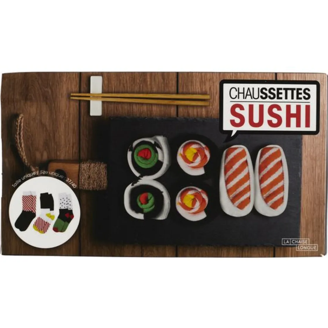 La Chaise Longue Mode-COFFRET DE 3 PAIRES DE CHAUSSETTES SUSHI