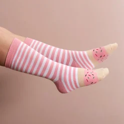 La Chaise Longue Mode-COFFRET DE 2 PAIRES DE CHAUSSETTES DONUT ASSORTIES