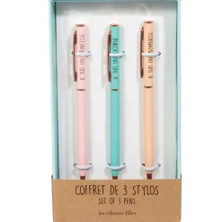 La Chaise Longue Loisirs & Entretien-COFFRET DE 3 STYLOS