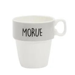 La Chaise Longue Thé & Café-COFFRET DE 4 TASSES A CAFE GRELUCHE MORUE