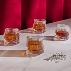 La Chaise Longue Boissons & Cocktails-COFFRET DE 4 VERRES CULBUTO TWIST