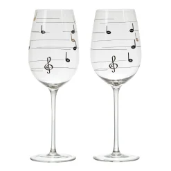 La Chaise Longue Vin & Champagne-COFFRET DE 2 VERRES MUSICAUX
