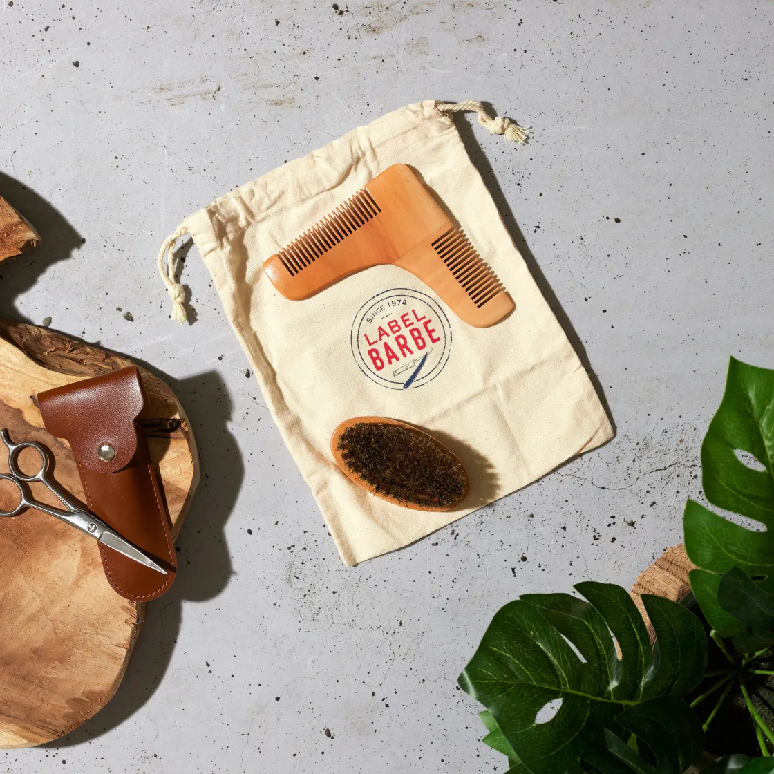 La Chaise Longue Beauté & Soin-COFFRET ENTRETIEN BARBE LABEL BARBE